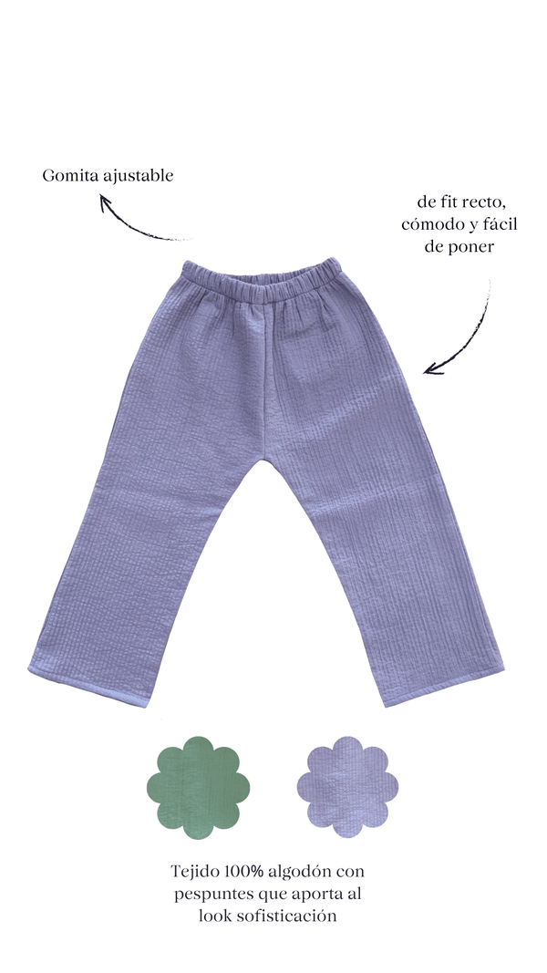 Pantalón unisex June VIOLETA