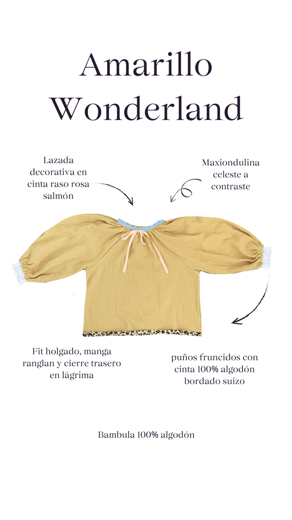 Blusa Amarillo Wonderland